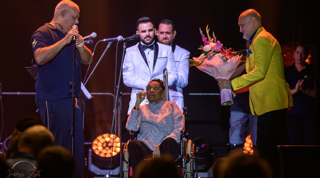 We thank the artist Omara Portuondo for this honor